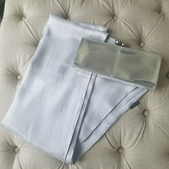 silver shoulder wrap